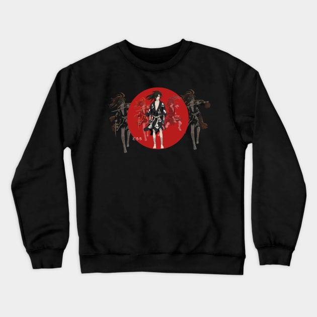 Hyakkimaru Crewneck Sweatshirt by Stabraq